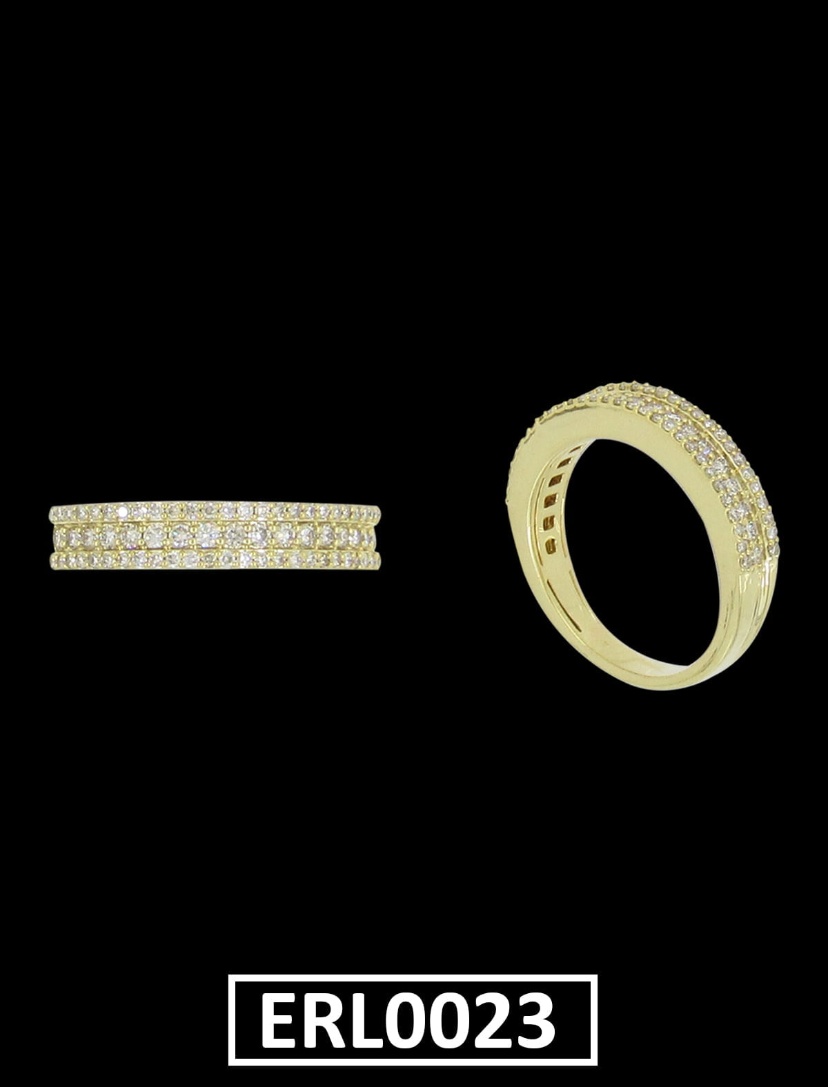Yellow Gold Custom Women Diamond Ring
